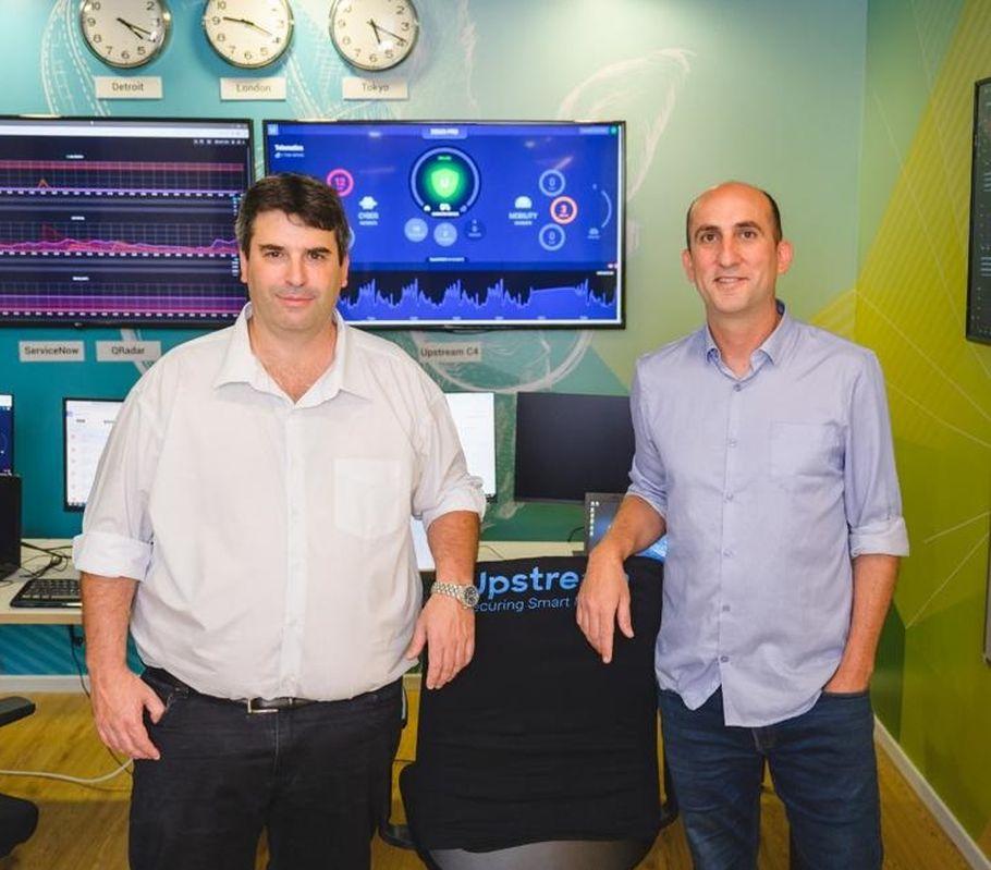 שותפים מייסדים אפסטרים סקיוריטי יואב לוי מנכל החברה ויונתן אפל סמנכל טכנולוגיות. צלם ירין טרנוס