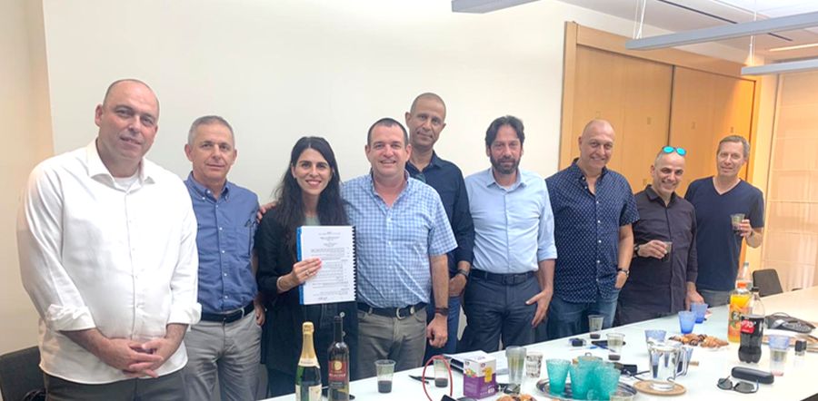 צוות הפרויקט צילום יחסי ציבור