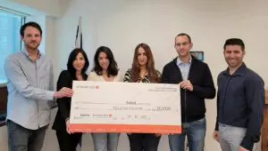 רמן הדס ממן דנה פוסטי שרון אללוף וגיא יבין צילום בנק הפועלים
