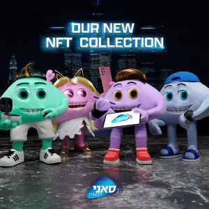 דמויות ה-NFT החדשות של סאני תקשורת. קרדיט עיצוב -Fusionary